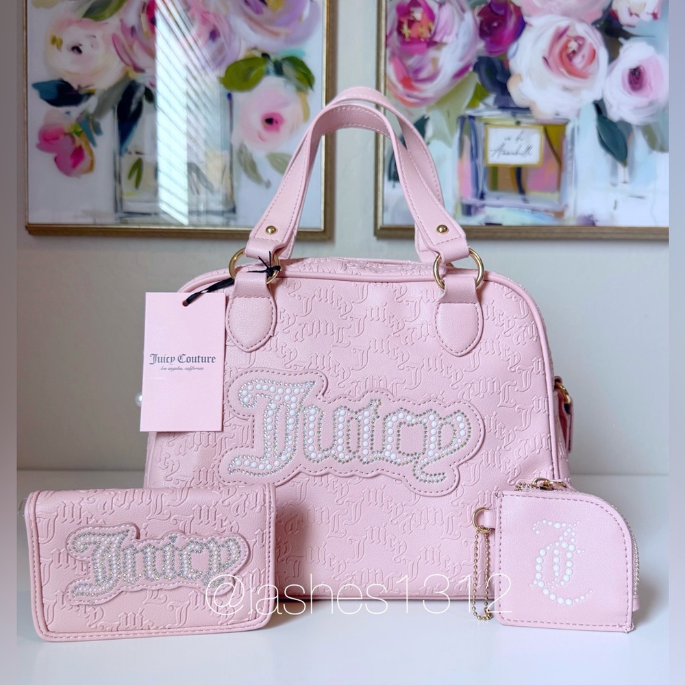 Juicy Couture Pink Women's Bag Set